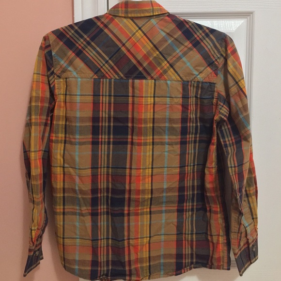 George Autumn Flannel - Orange Ochre - Picture 3 of 3